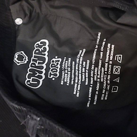 Empyre tori corduroy pants womens baggy y2k logo 90's relaxed fit cotton b31 - Picture 8 of 8